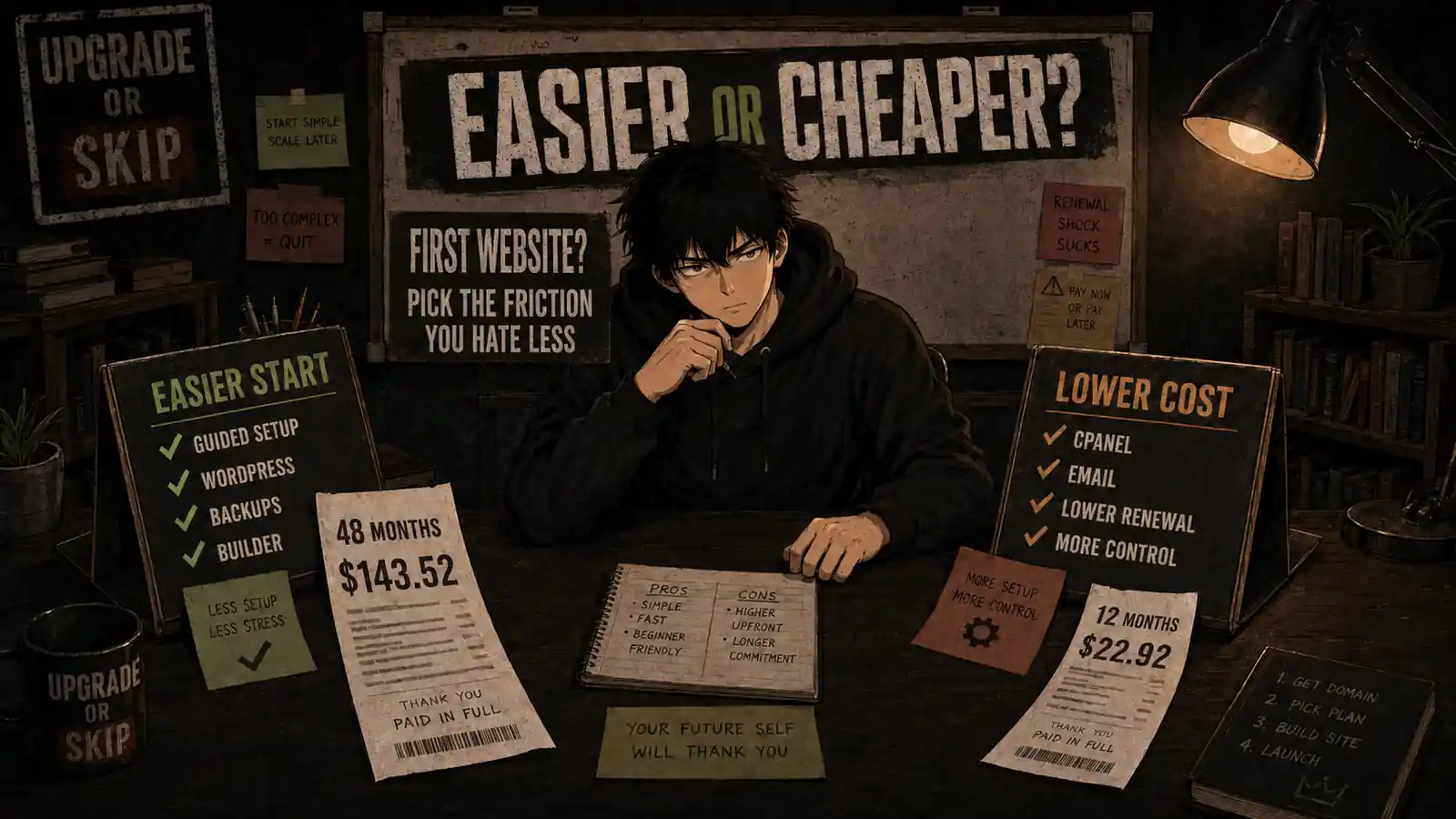 Skip comparing easier beginner hosting with cheaper cPanel hosting for a Namecheap vs Hostinger review