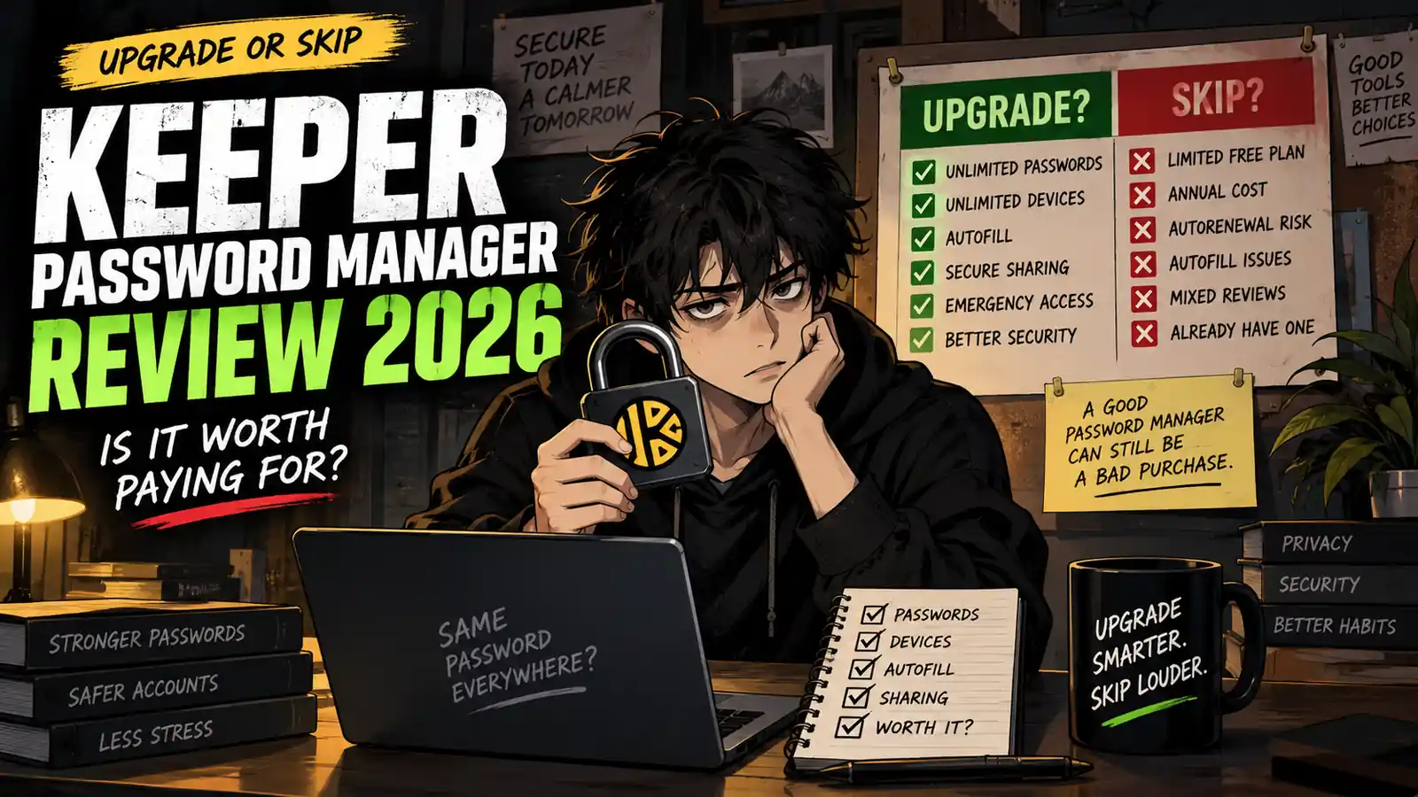 Keeper Password Manager Review 2026 upgrade or skip cover