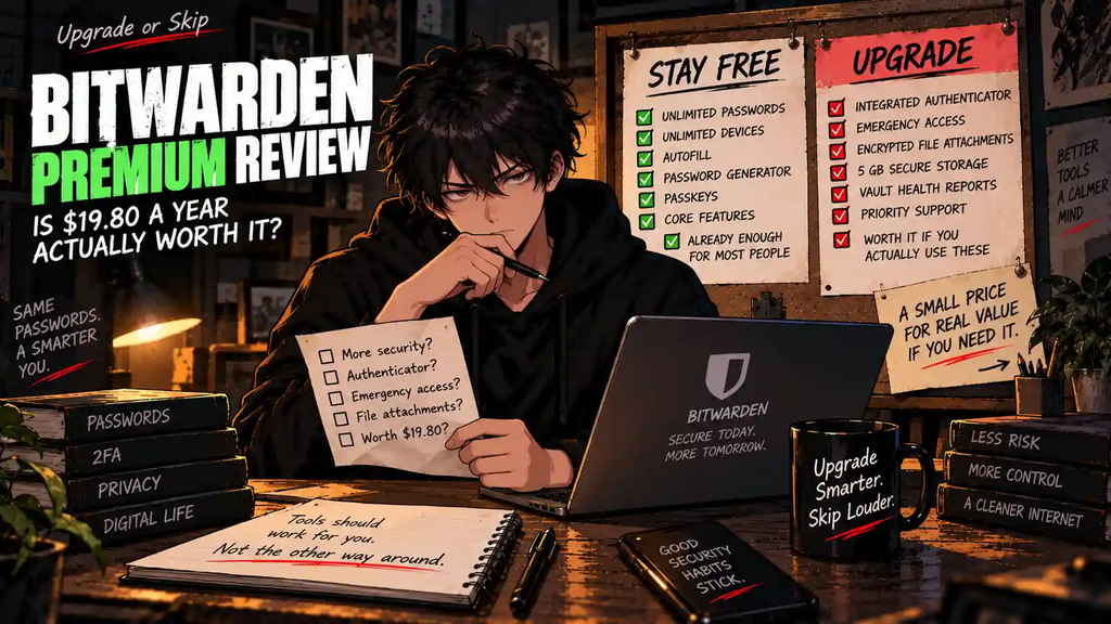 Bitwarden Premium upgrade or stay free decision guide 2026