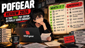 PDFgear Review 2026: Is This Free PDF Editor Actually Good Enough?